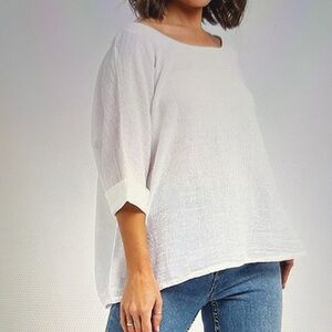 Lord & Taylor Linen Blend Sweater Size Large